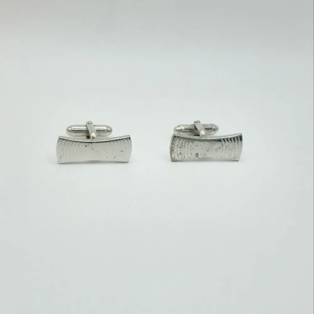 Men's Vintage silver cuff links